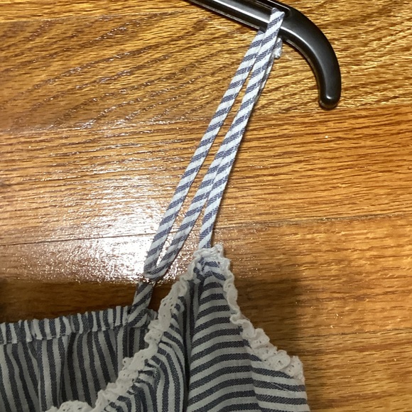 Mine Black and White Striped Maxi Dress - Picture 4 of 6